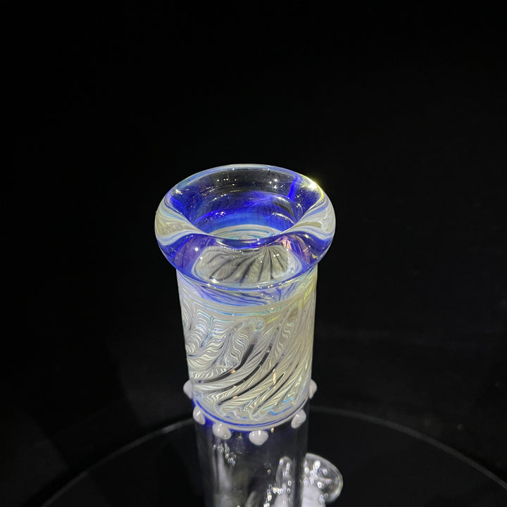 14" Double Bubble Color Rake Fumed Bong Glass Pipe Mary Jane's Glass