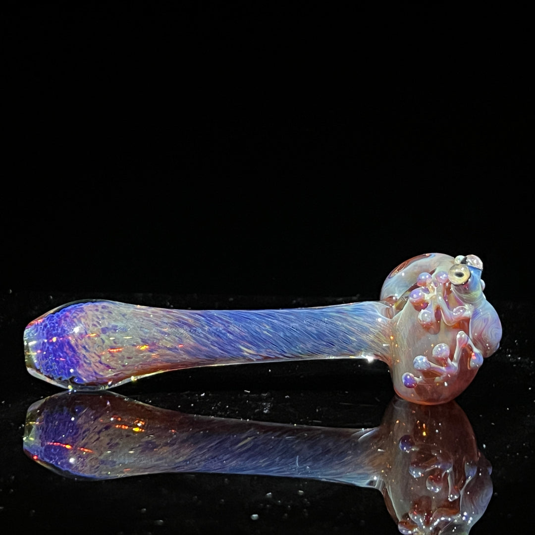 Purple Magic Frog Spoon Glass Pipe Beezy Glass