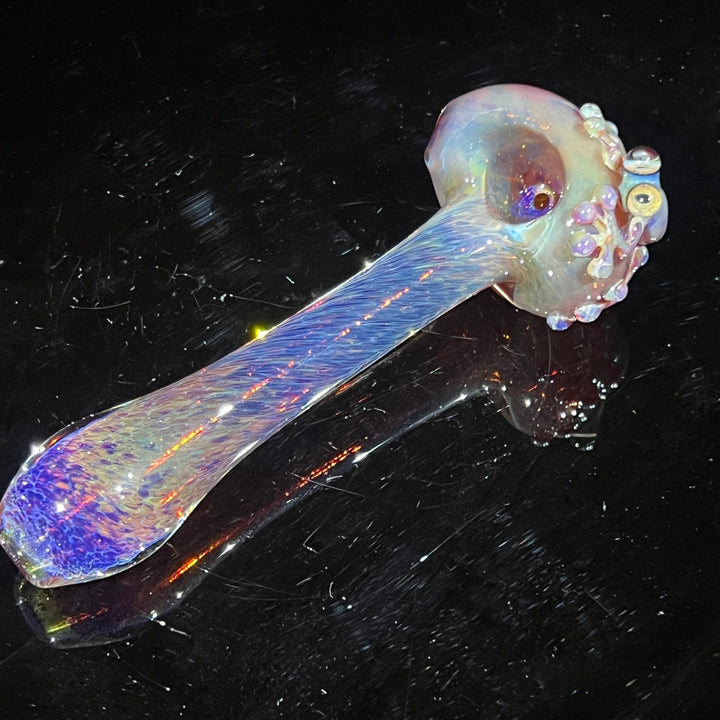 Purple Magic Frog Spoon Glass Pipe Beezy Glass