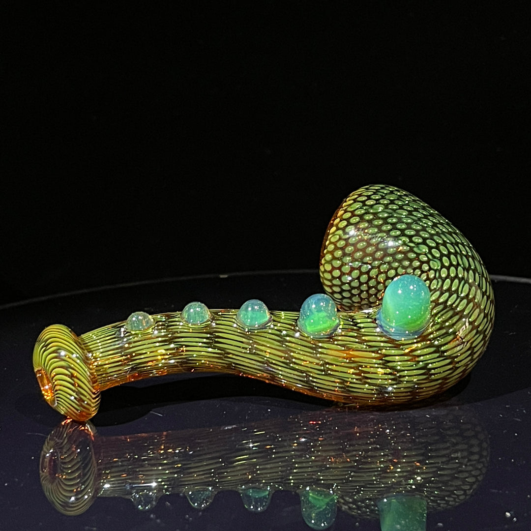 Snake Skin Sherlock Pipe Glass Pipe Firekist Glass   