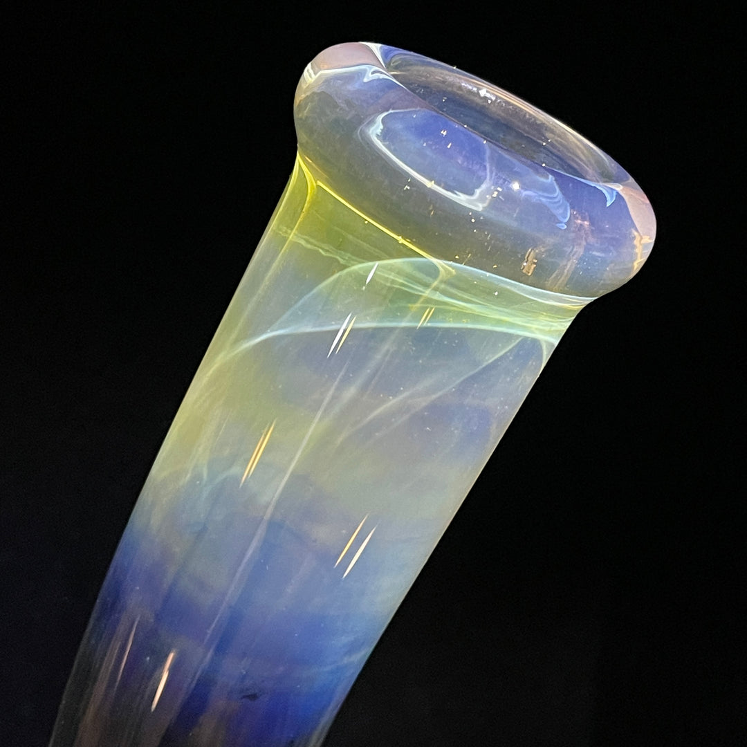 15" Fumed Bent Neck Beaker Bong Glass Pipe Mary Jane's Glass