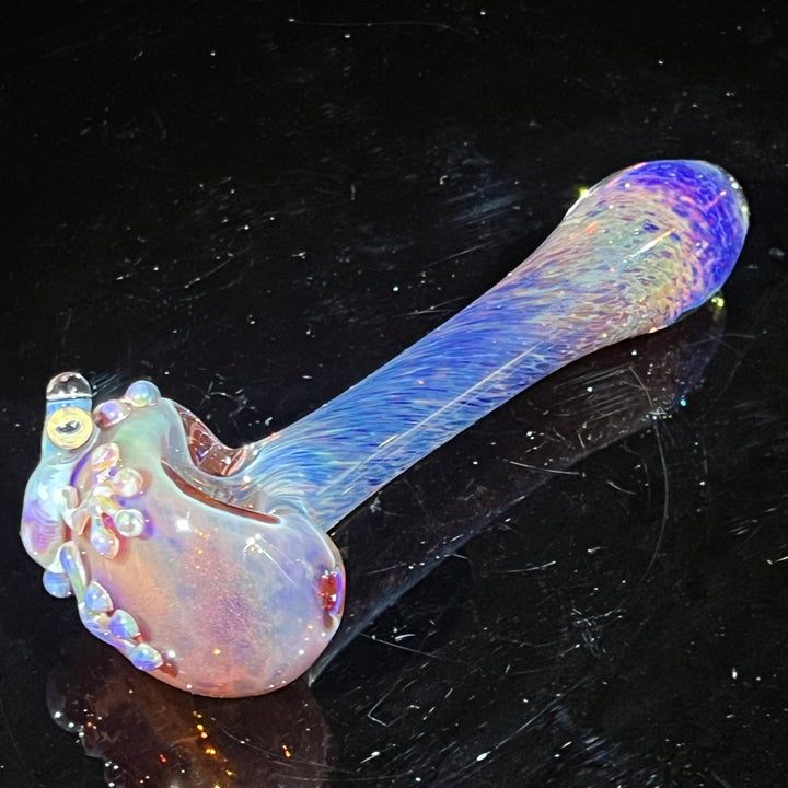 Purple Magic Frog Spoon Glass Pipe Beezy Glass