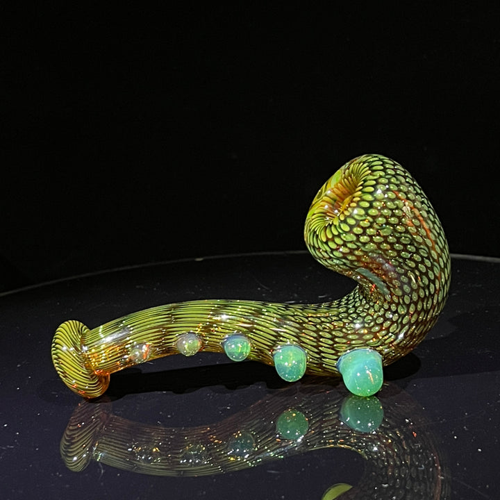 Snake Skin Sherlock Pipe Glass Pipe Firekist Glass   