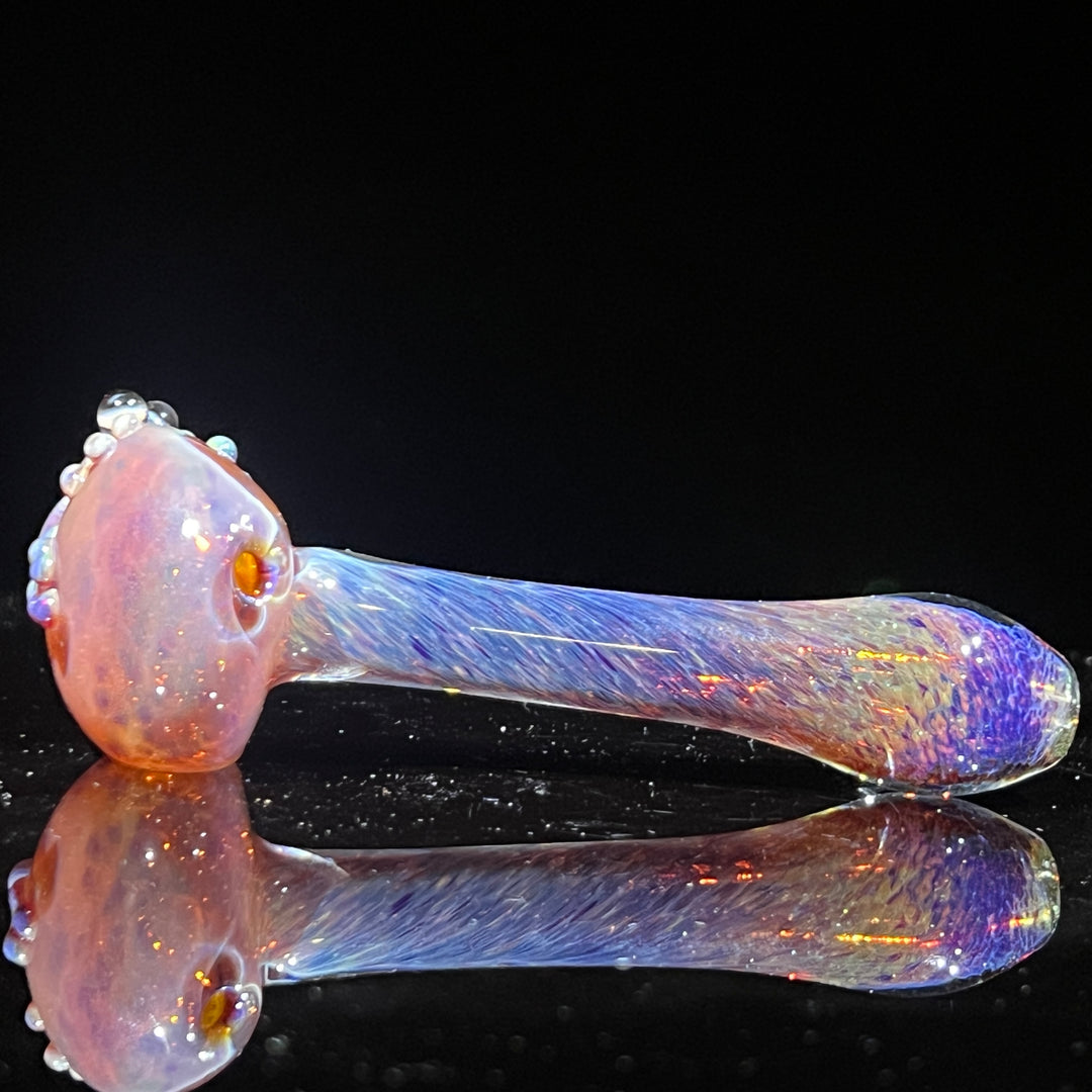 Purple Magic Frog Spoon Glass Pipe Beezy Glass