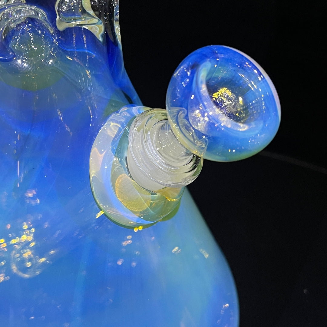 15" Fumed Bent Neck Beaker Bong Glass Pipe Mary Jane's Glass