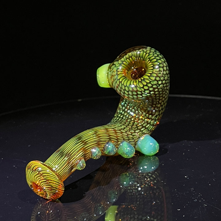 Snake Skin Sherlock Pipe Glass Pipe Firekist Glass   