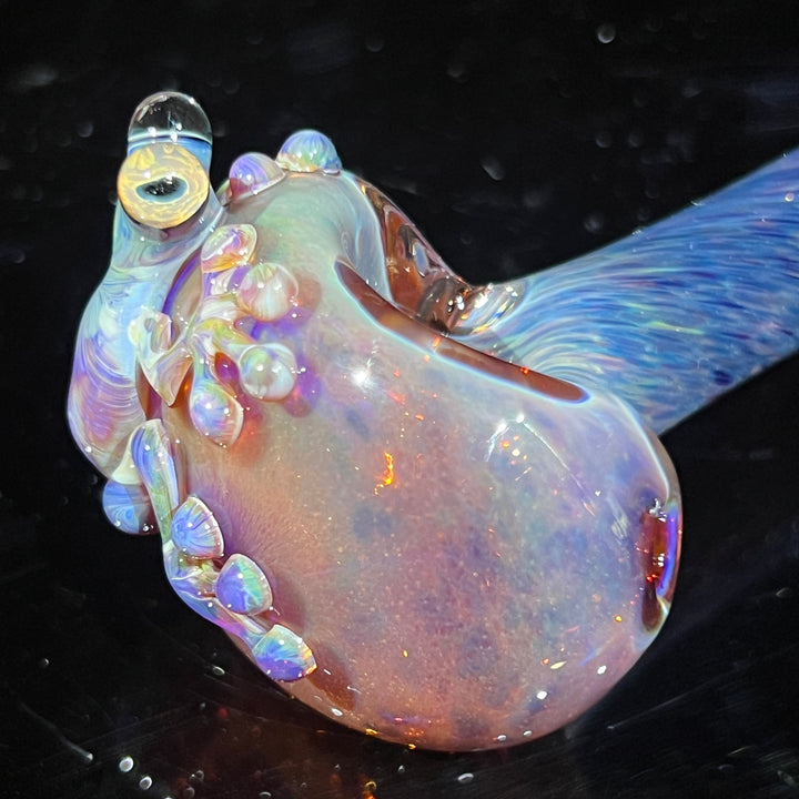 Purple Magic Frog Spoon Glass Pipe Beezy Glass