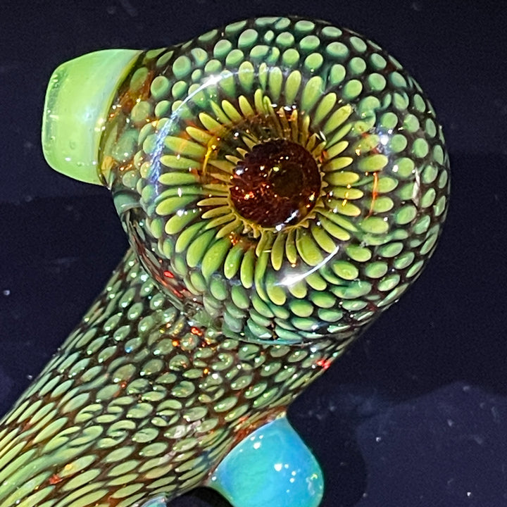 Snake Skin Sherlock Pipe Glass Pipe Firekist Glass   