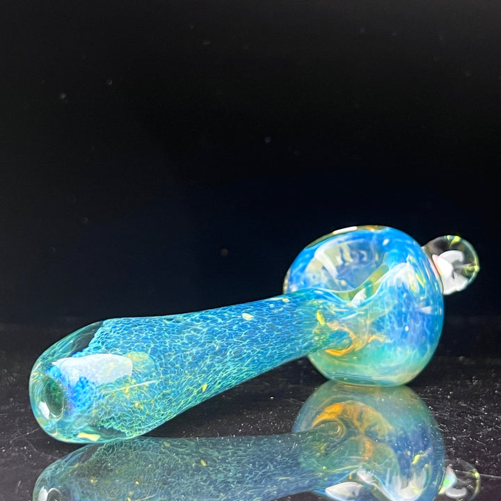 Blue Frit Opal Pipe Glass Pipe Beezy Glass   