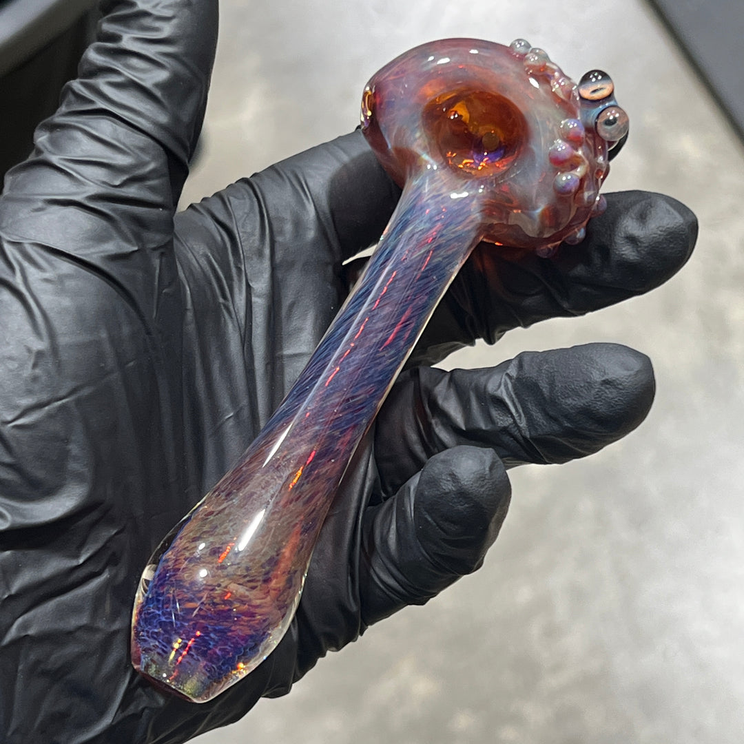 Purple Magic Frog Spoon Glass Pipe Beezy Glass