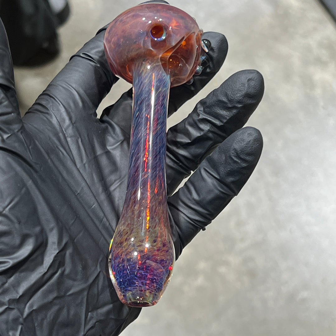 Purple Magic Frog Spoon Glass Pipe Beezy Glass