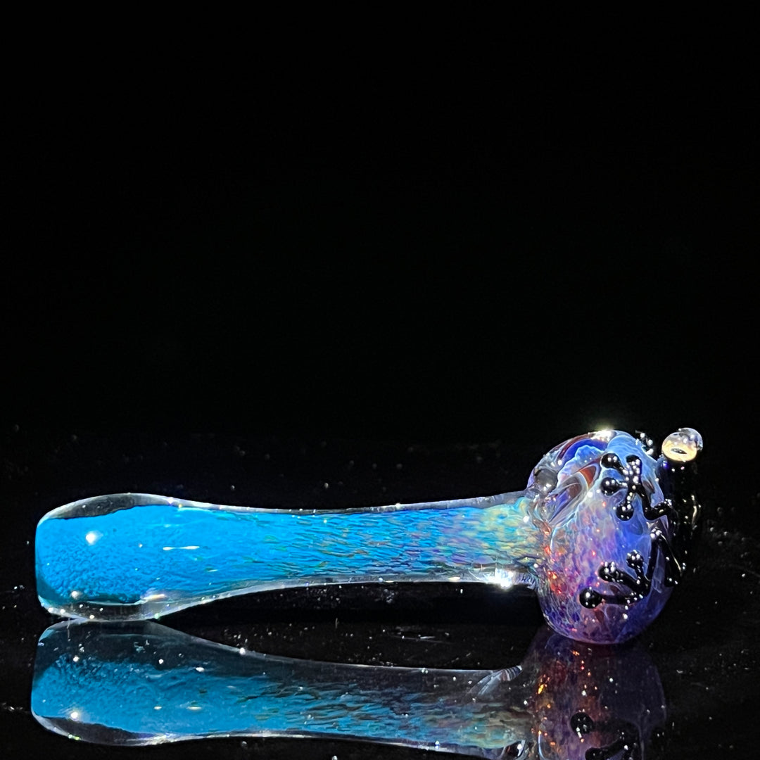 Purple Magic Frog Spoon Glass Pipe Beezy Glass