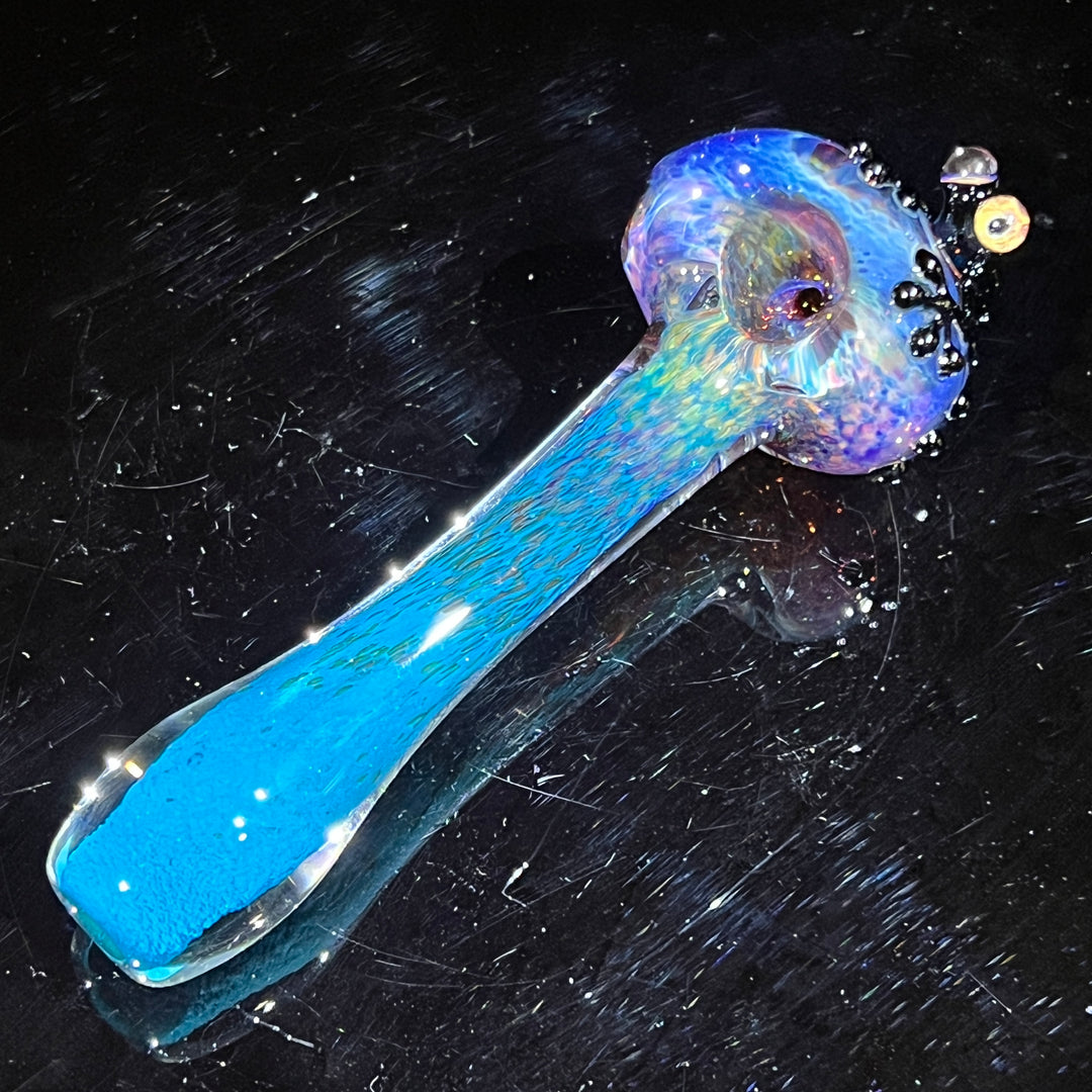 Purple Magic Frog Spoon Glass Pipe Beezy Glass