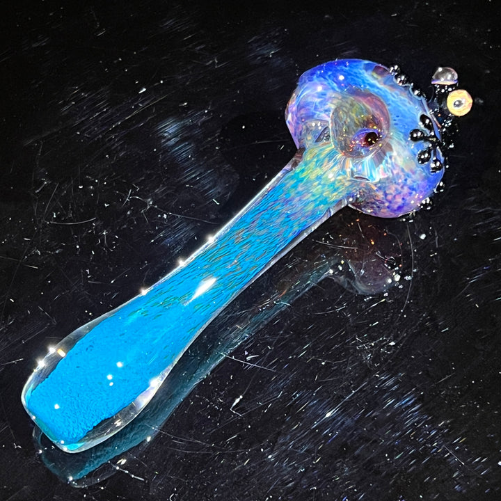 Purple Magic Frog Spoon Glass Pipe Beezy Glass