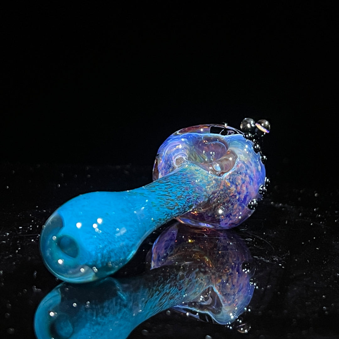 Purple Magic Frog Spoon Glass Pipe Beezy Glass