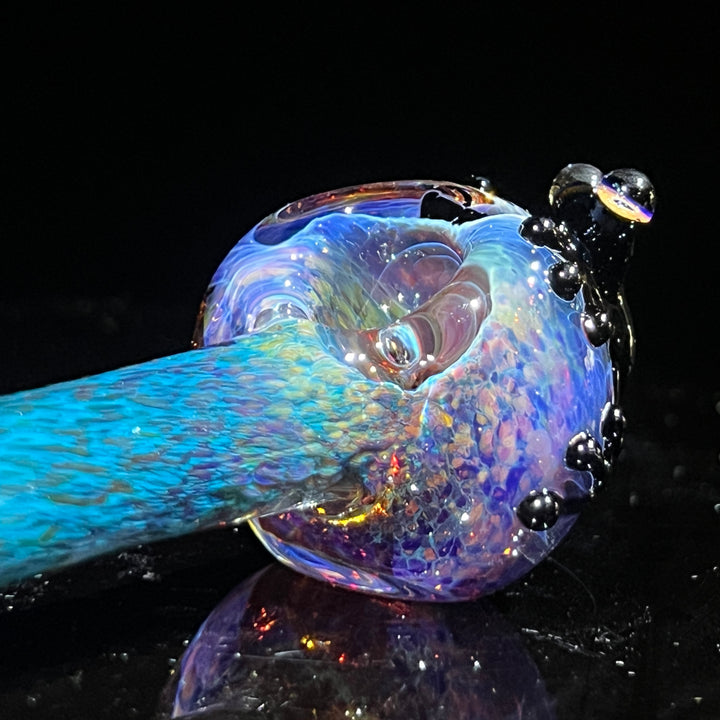 Purple Magic Frog Spoon Glass Pipe Beezy Glass