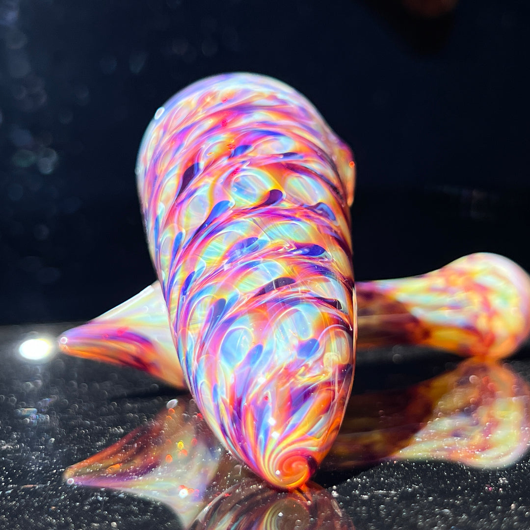 Jedi Multi-Color Sidecar Bubbler Glass Pipe Jedi Glassworks   