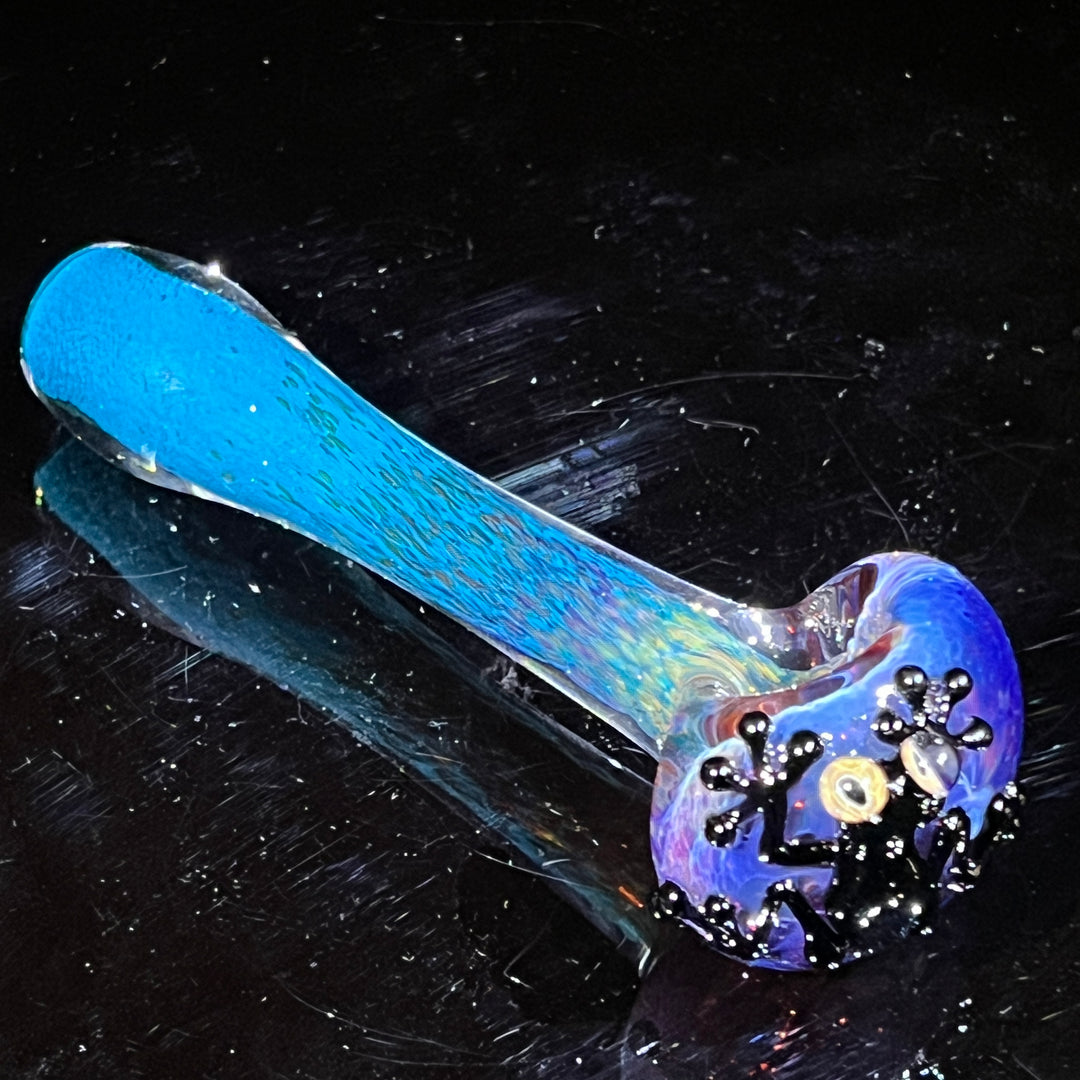 Purple Magic Frog Spoon Glass Pipe Beezy Glass