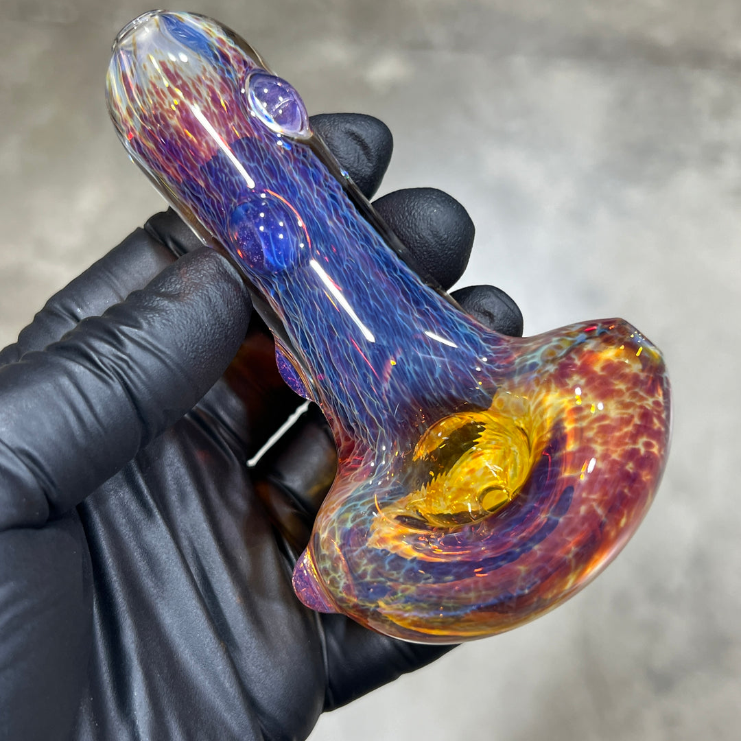 Thick Purple Pipe Glass Pipe Chuck Glass   