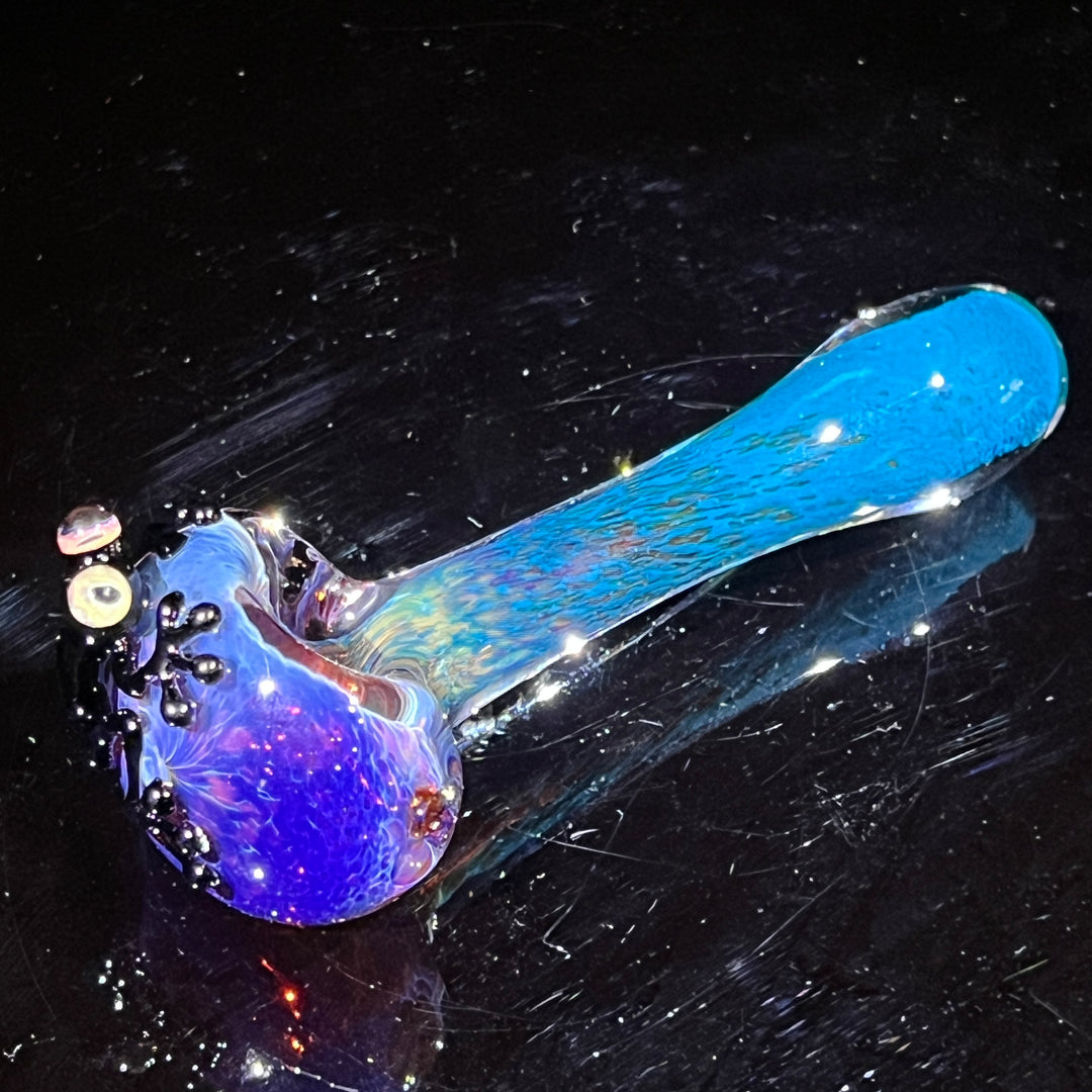 Purple Magic Frog Spoon Glass Pipe Beezy Glass