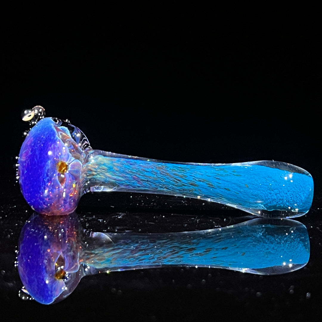 Purple Magic Frog Spoon Glass Pipe Beezy Glass