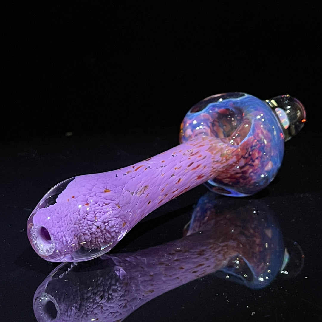 Purple Magic Opal Marble Pipe Glass Pipe Beezy Glass   