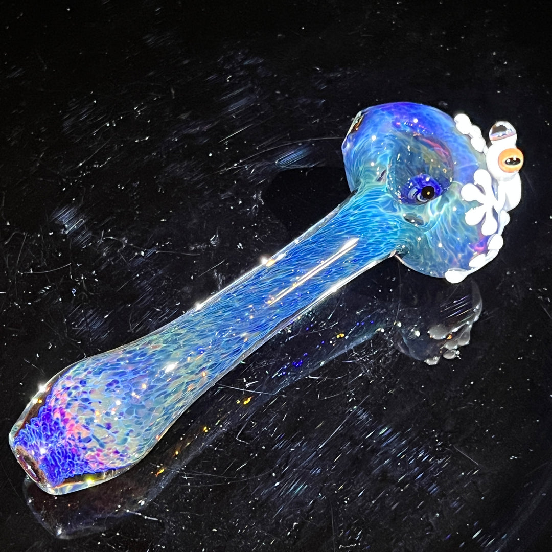 Purple Magic Frog Spoon Glass Pipe Beezy Glass