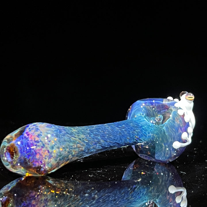 Purple Magic Frog Spoon Glass Pipe Beezy Glass