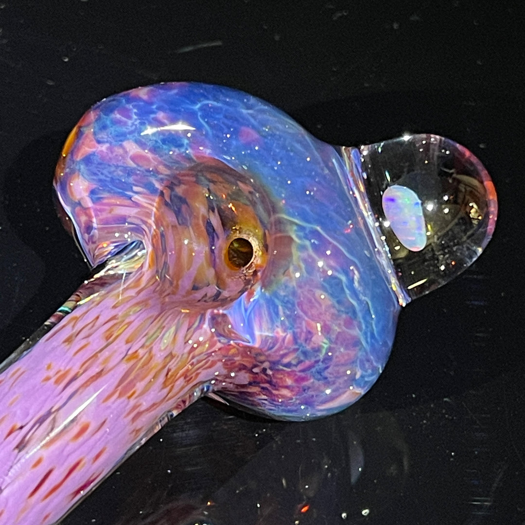 Purple Magic Opal Marble Pipe Glass Pipe Beezy Glass   