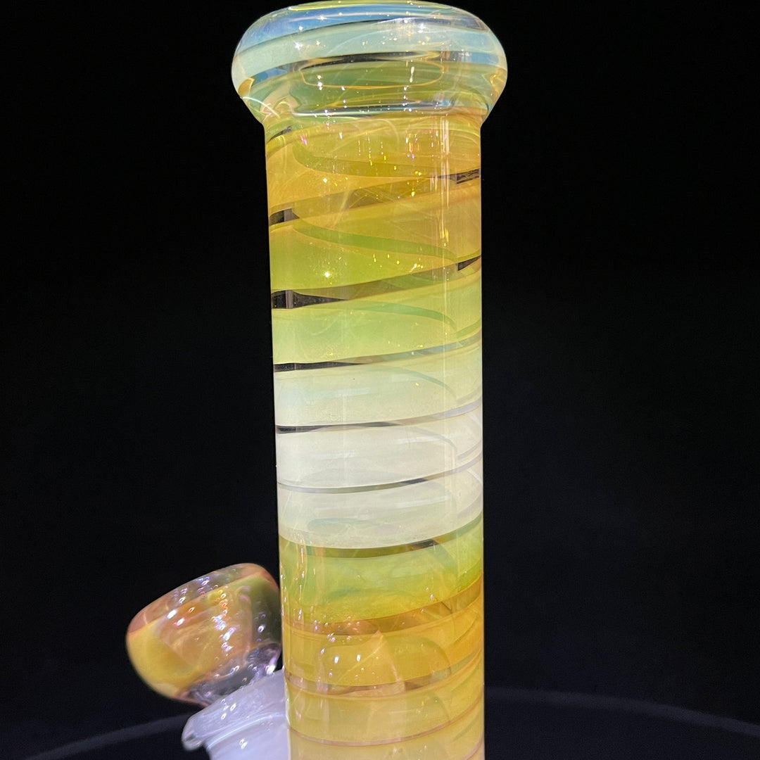 9.5" Fumed Double Bubble Bong Glass Pipe Mary Jane's Glass