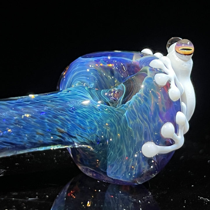 Purple Magic Frog Spoon Glass Pipe Beezy Glass