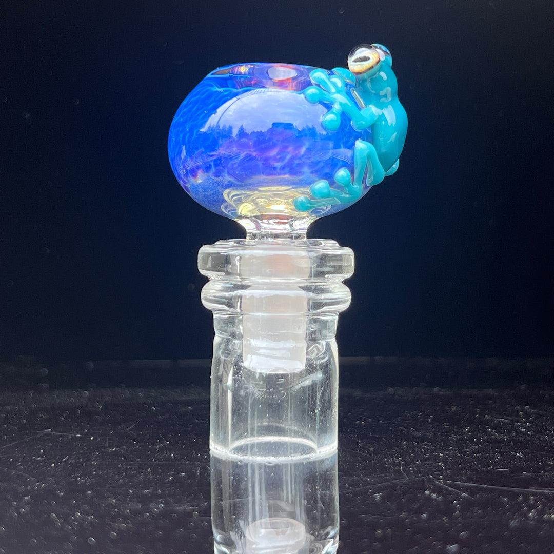 14mm Purple Nebula Frog PullSlide Tako x Beezy Collab Accessory Tako Glass   