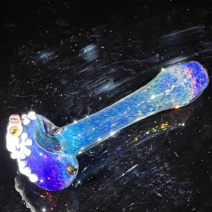 Purple Magic Frog Spoon Glass Pipe Beezy Glass