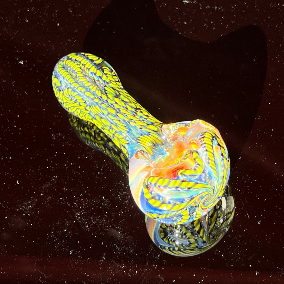 Color Inside Out Spoon Glass Pipe Tiny Mike   