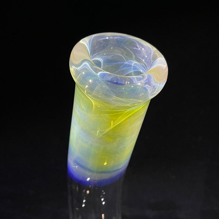 15" Fumed Bent Neck Beaker Bong Glass Pipe Mary Jane's Glass