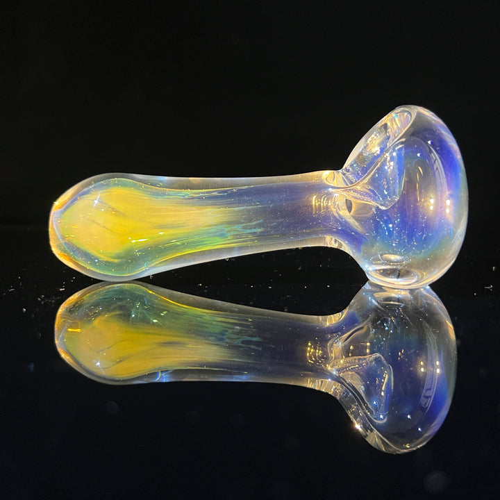 Fumed Color Changer Spoon Glass Pipe TG   