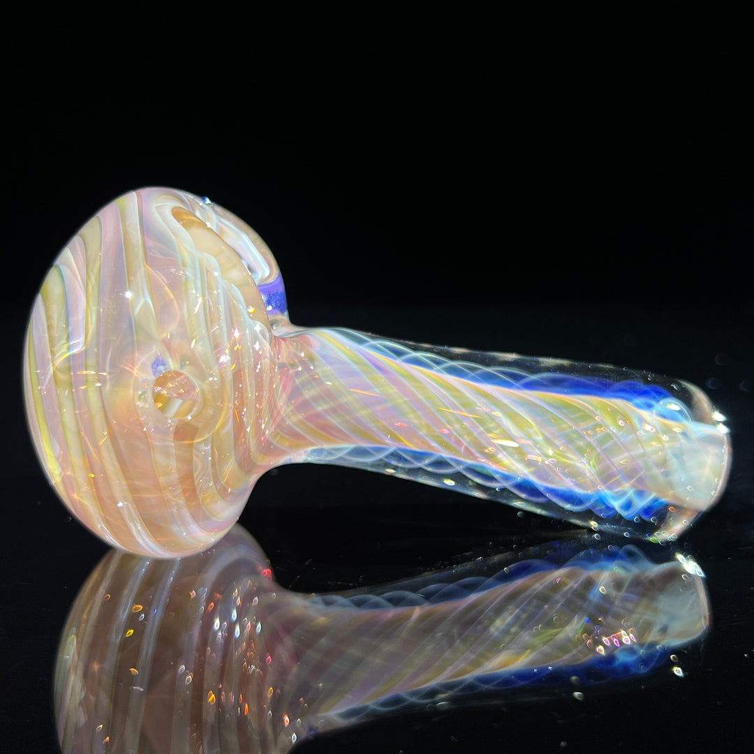 Thick Fume Pipe Pink Slyme Marble Glass Pipe Chuck Glass   