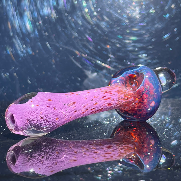 Purple Magic Opal Marble Pipe Glass Pipe Beezy Glass   