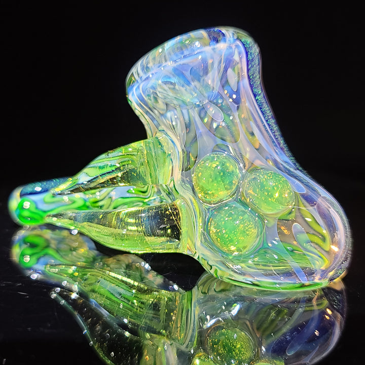 Horned Dichro Hammer Glass Pipe Jeff Cooper   