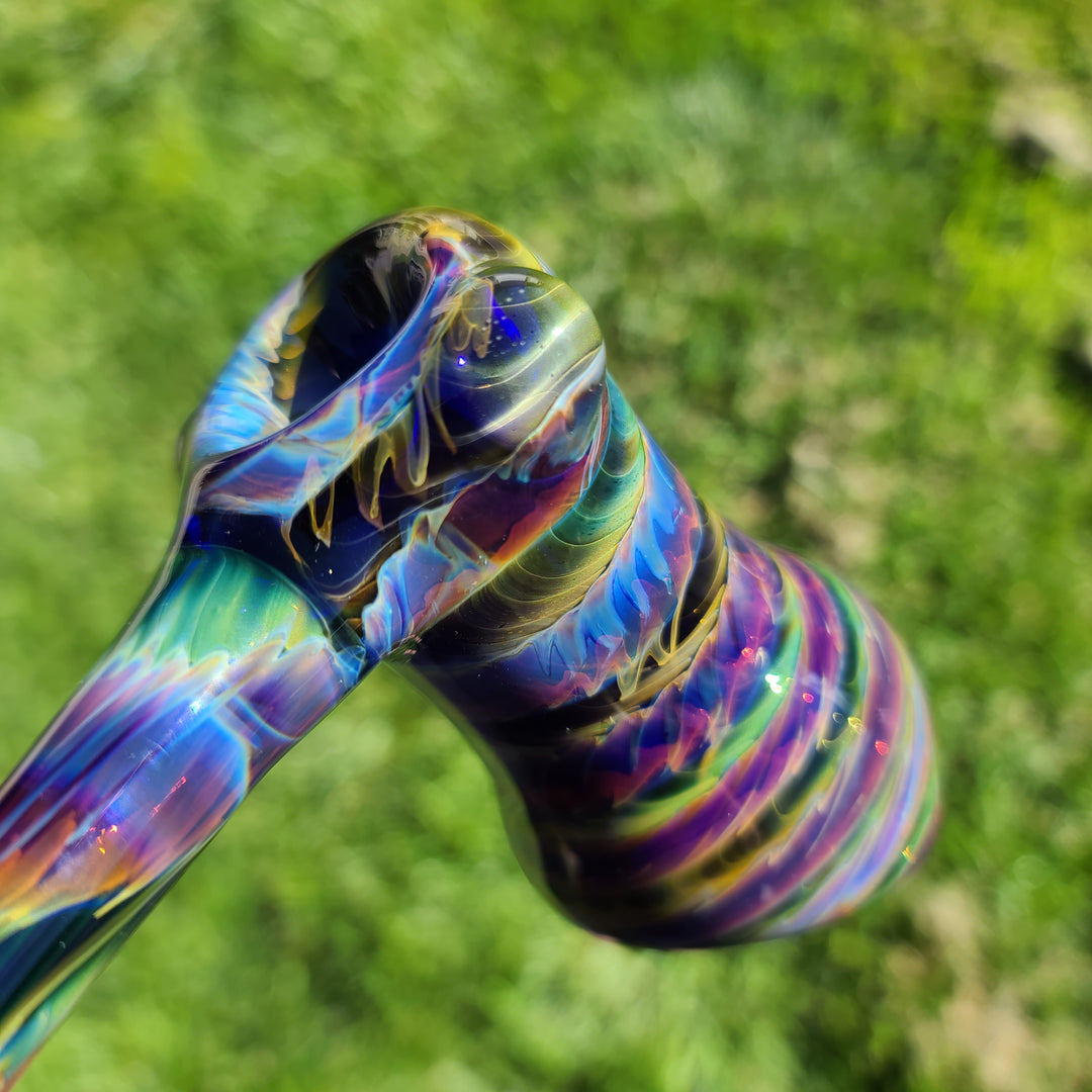 Cobalt Hammer Bubbler Glass Pipe Jedi Glassworks   