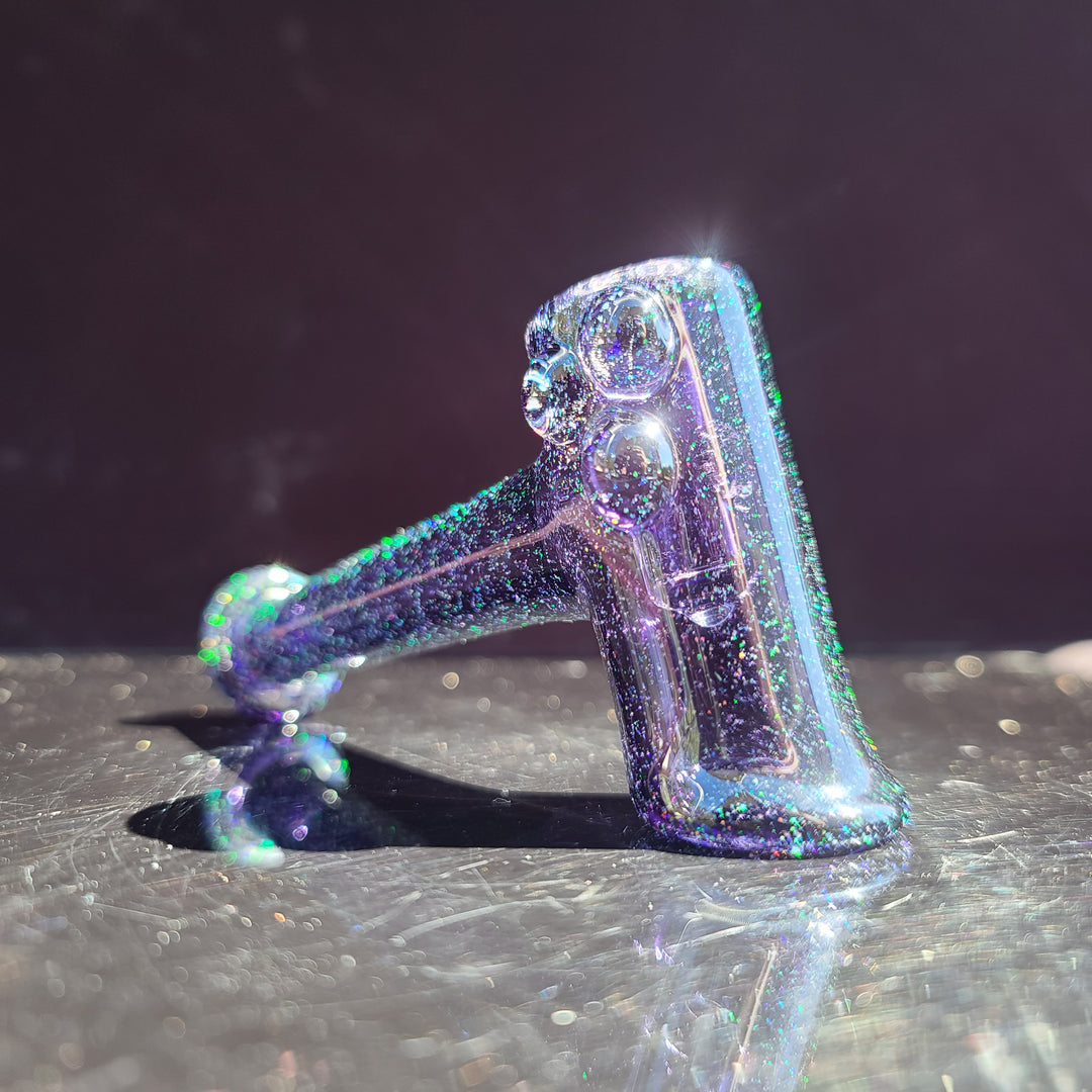 Midnight Sky Crushed Opal Hash Hammer Glass Pipe KOP Glass   