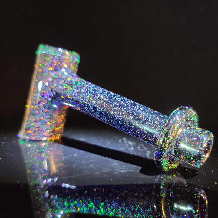 Midnight Sky Crushed Opal Hash Hammer Glass Pipe KOP Glass   