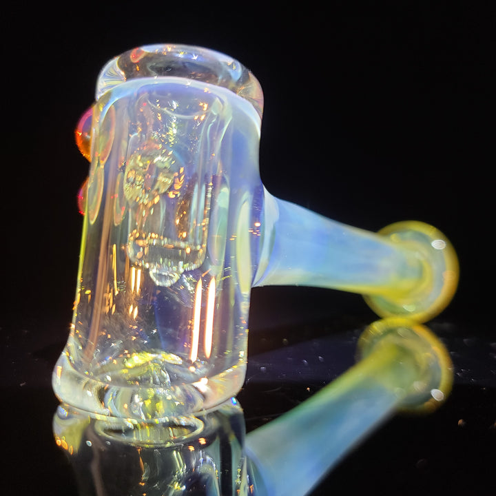 Silver Fumed Hash Hammer Glass Pipe KOP Glass   