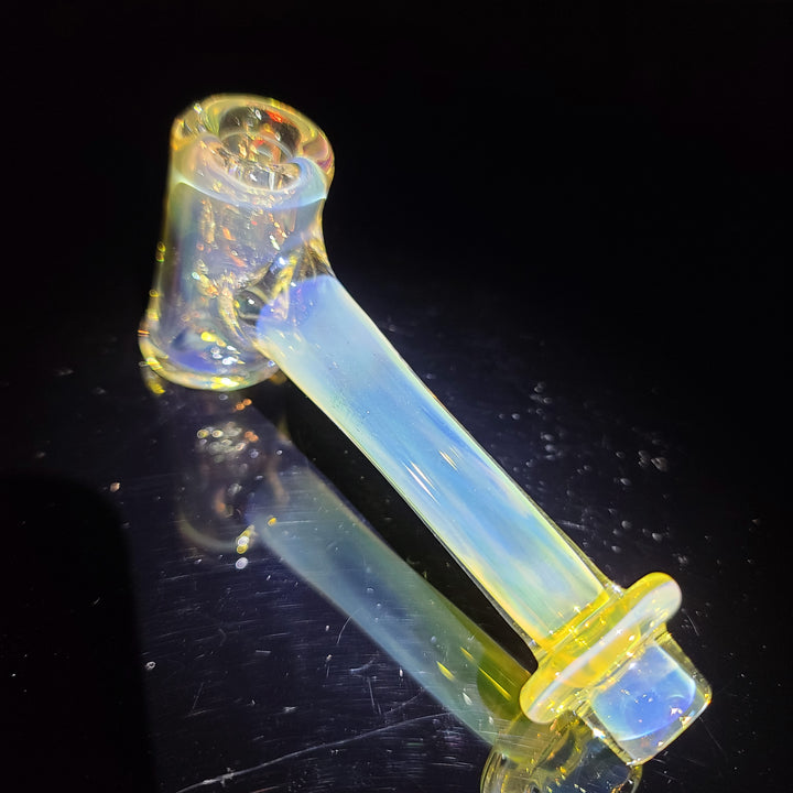 Silver Fumed Hash Hammer Glass Pipe KOP Glass   