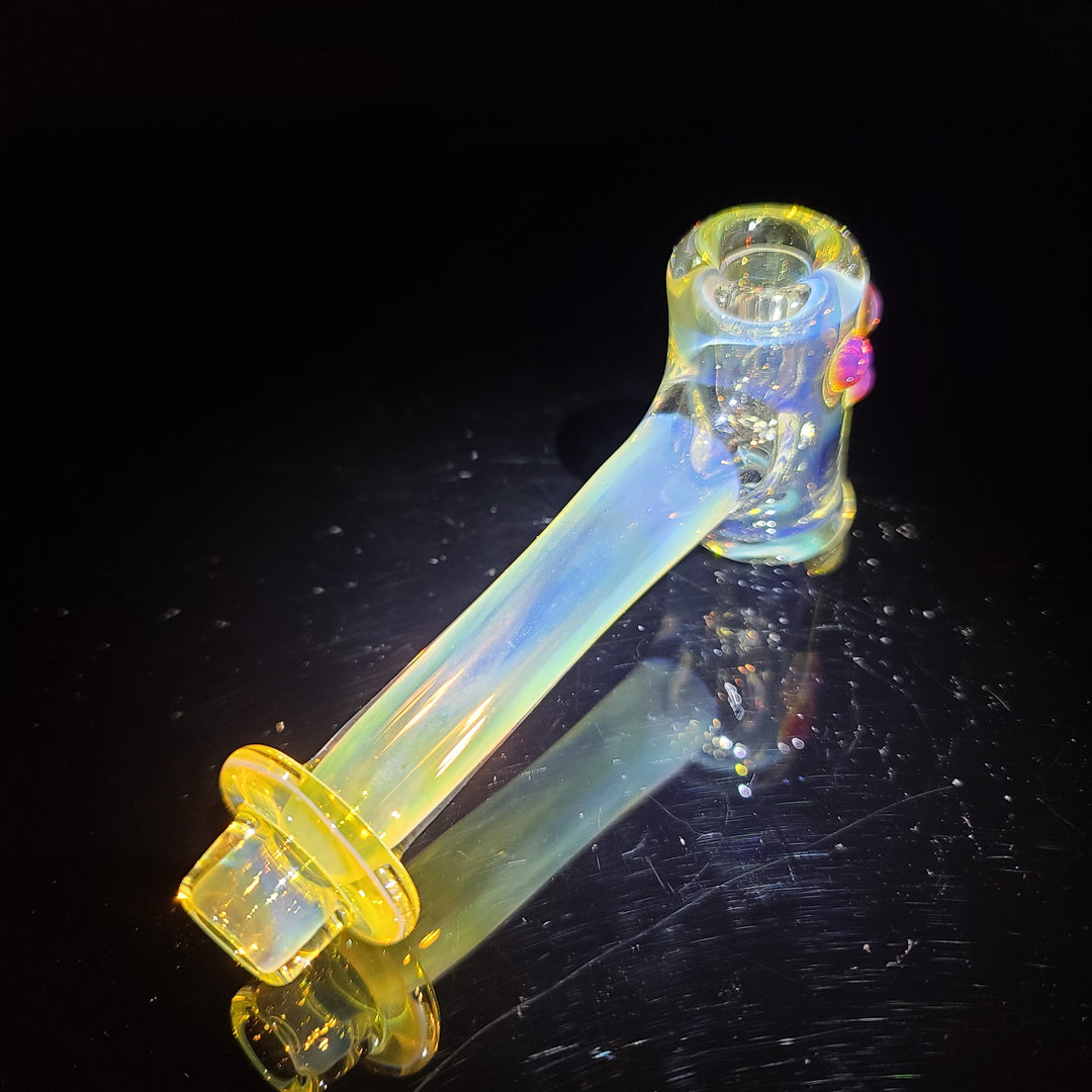 Silver Fumed Hash Hammer Glass Pipe KOP Glass   