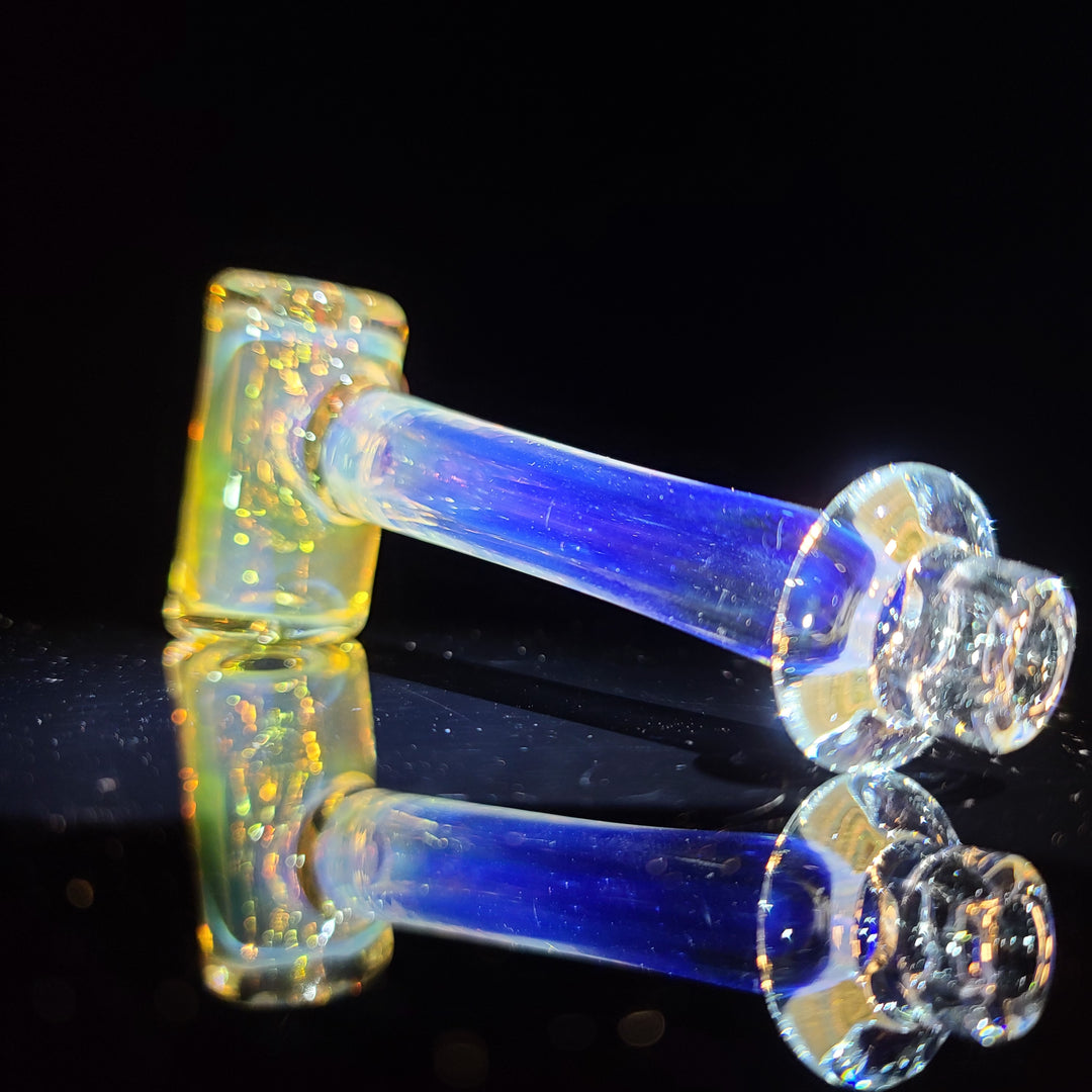 Silver Fumed Hash Hammer Glass Pipe KOP Glass   