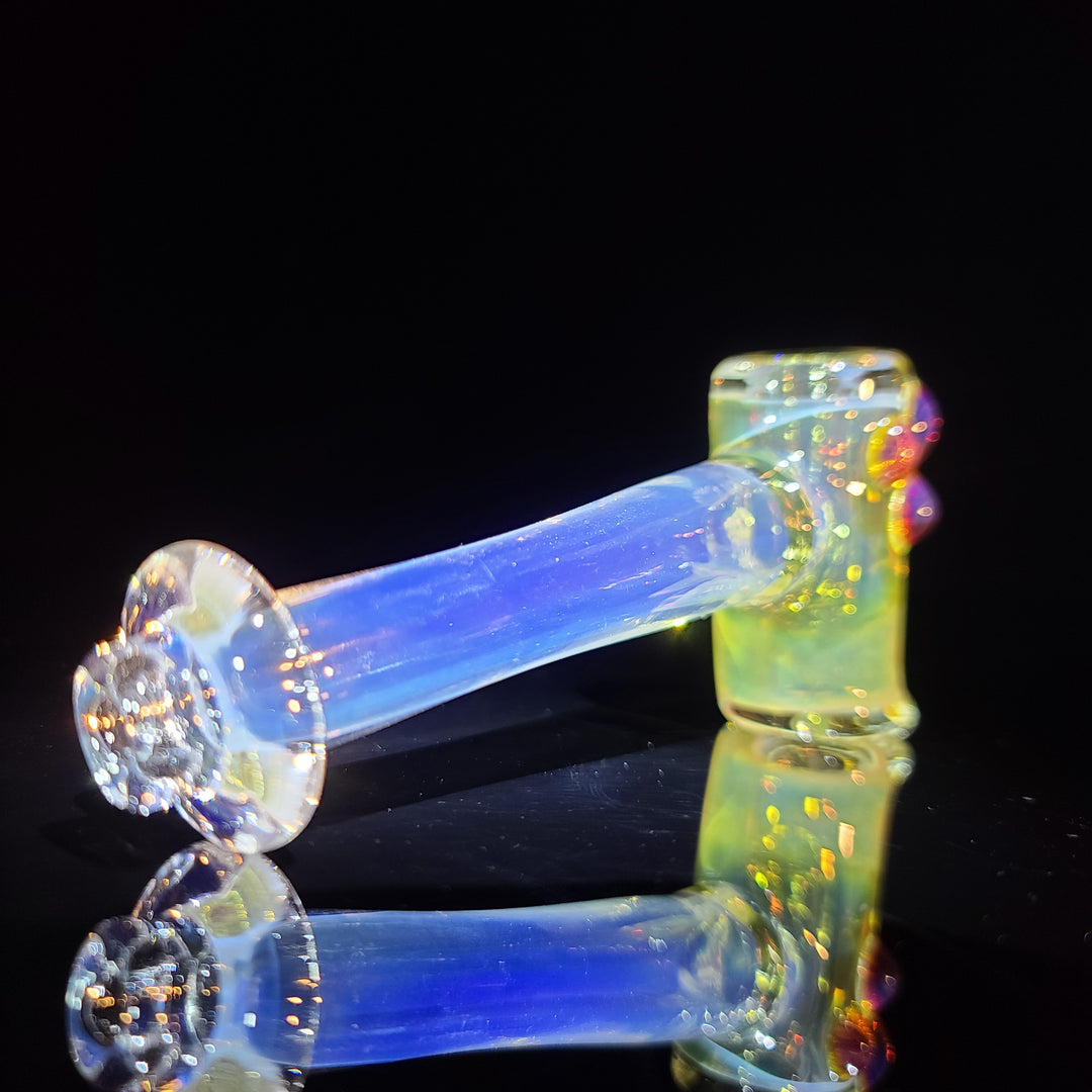 Silver Fumed Hash Hammer Glass Pipe KOP Glass   