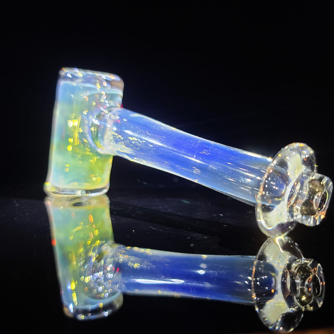 Silver Fumed Hash Hammer Glass Pipe KOP Glass   