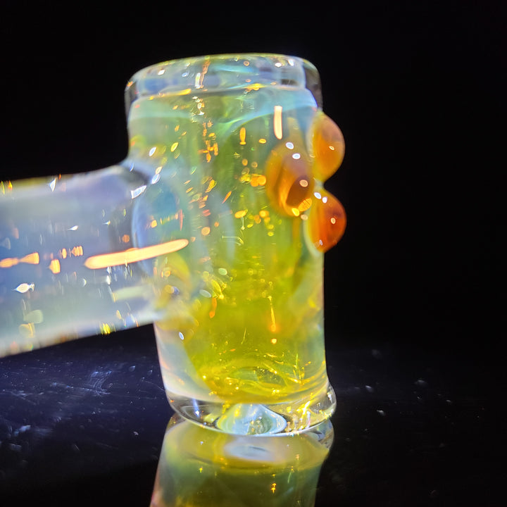 Silver Fumed Hash Hammer Glass Pipe KOP Glass   