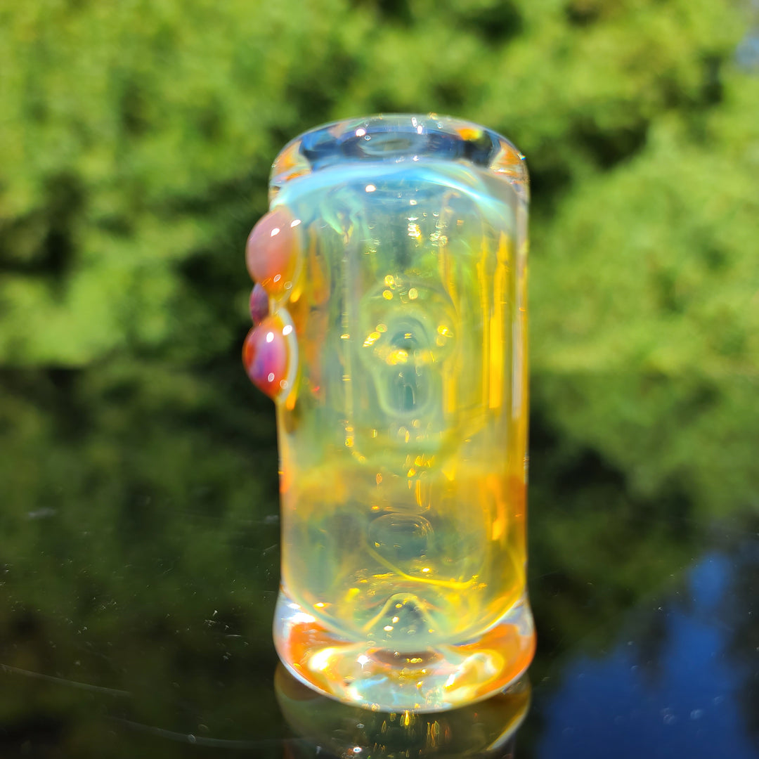 Silver Fumed Hash Hammer Glass Pipe KOP Glass   